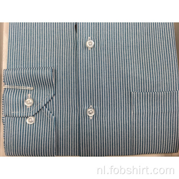 Garen geverfd business overhemd